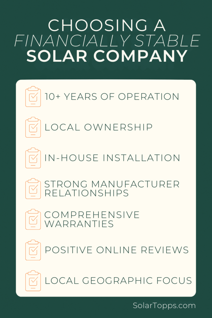 Reasons for Solar Company Bankruptcies: choosing a financially stable solar company