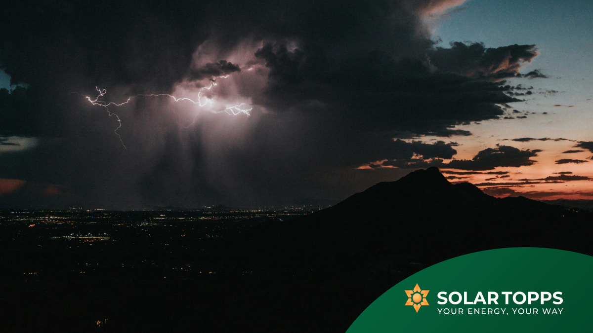 Does Hail Damage Solar Panels During Arizona Monsoons?