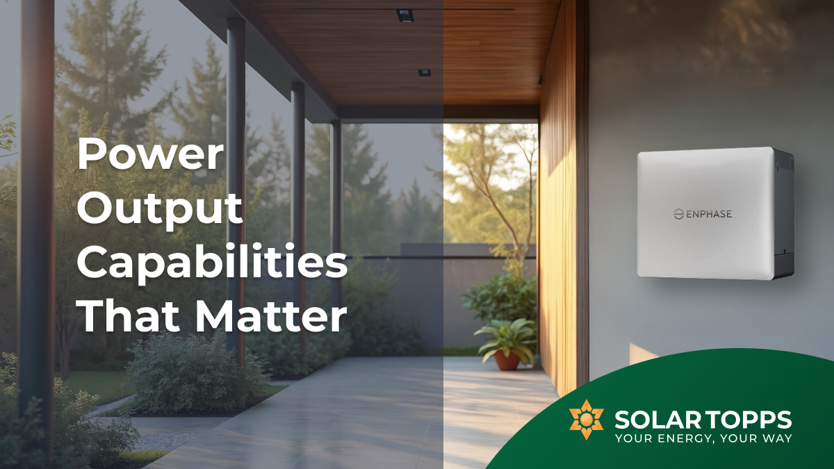 Enphase IQ10C Power Output