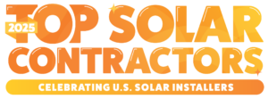 Named 2025 Top Solar Coctractors by Solar Power World