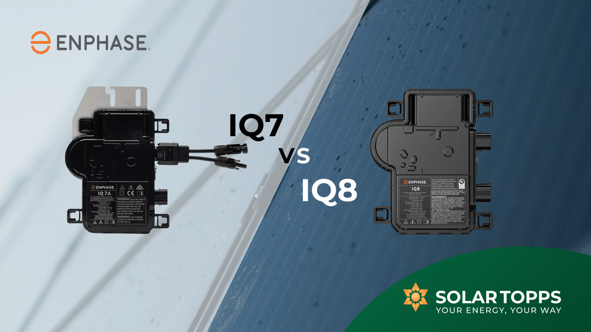 Enphase IQ7 vs. IQ8: Generations of Solar Microinverters
